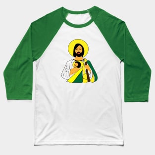 Saint Jude Thaddeus Baseball T-Shirt